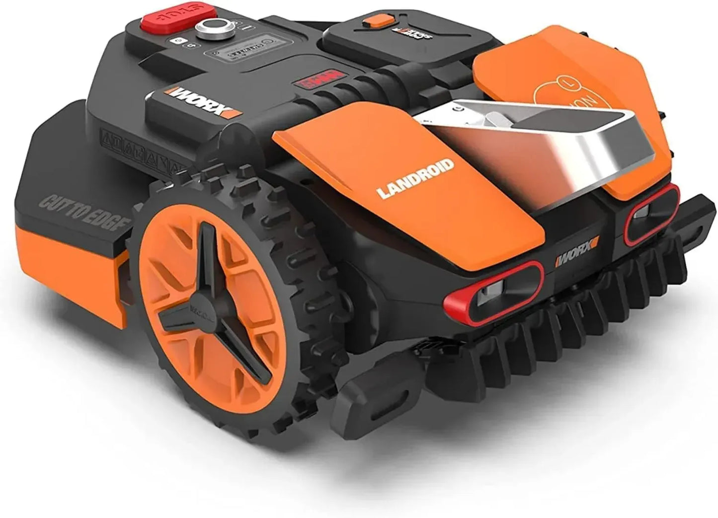 WORX LANDROID VISION WR213E.1, Robot Tondeuse Autonome 1300 m², Installation Rapide, Caméra 4K avec IA, Avoidance des Obstacles, Coupe Précise, Gestion Multizone