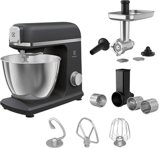 Robot de Cuisine Electrolux 5L 1200W, Noir et Gris
