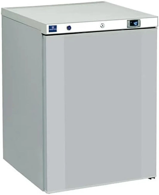 Congélateur en Acier Inoxydable 200L, Température Ajustable -18°C à -23°C
